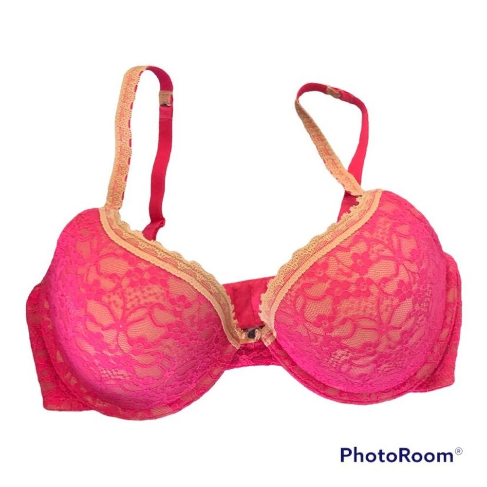 Aerie bridget bra pink lace size 34D